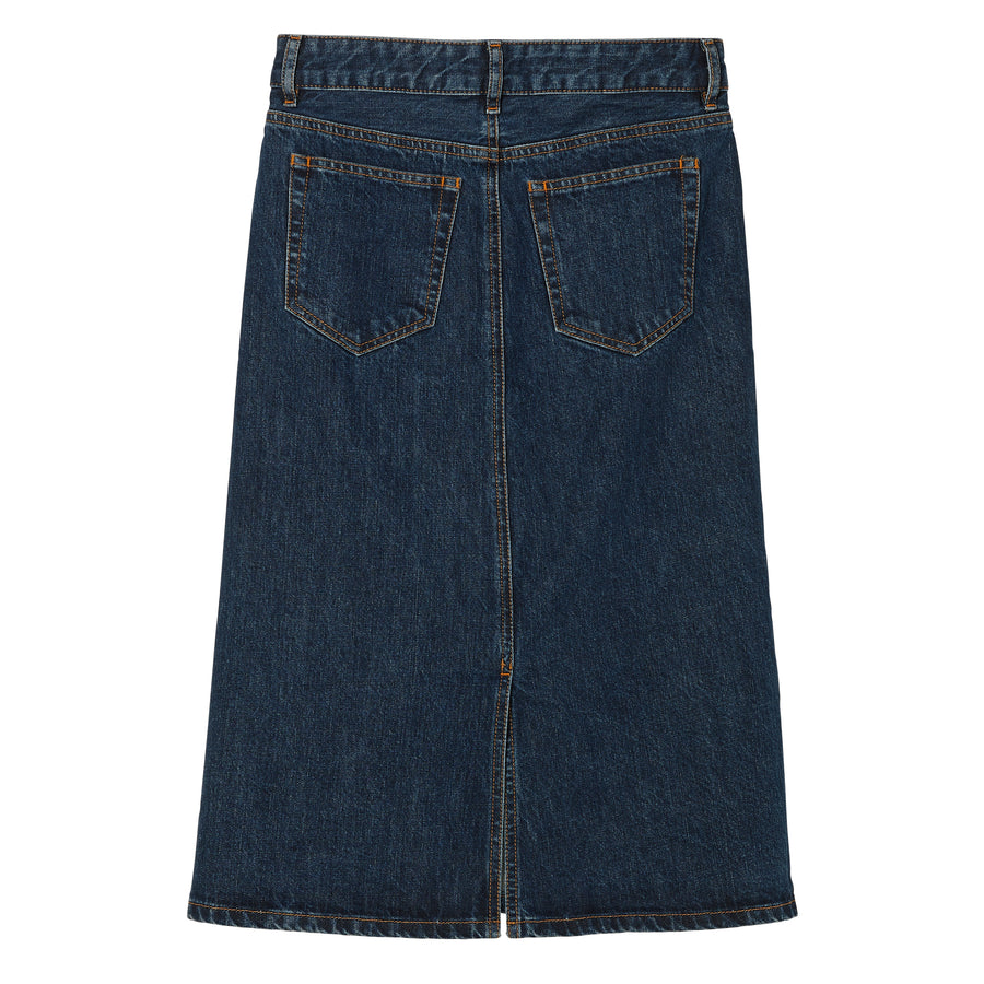 Finger in the Nose Medium Blue Denim Skirt