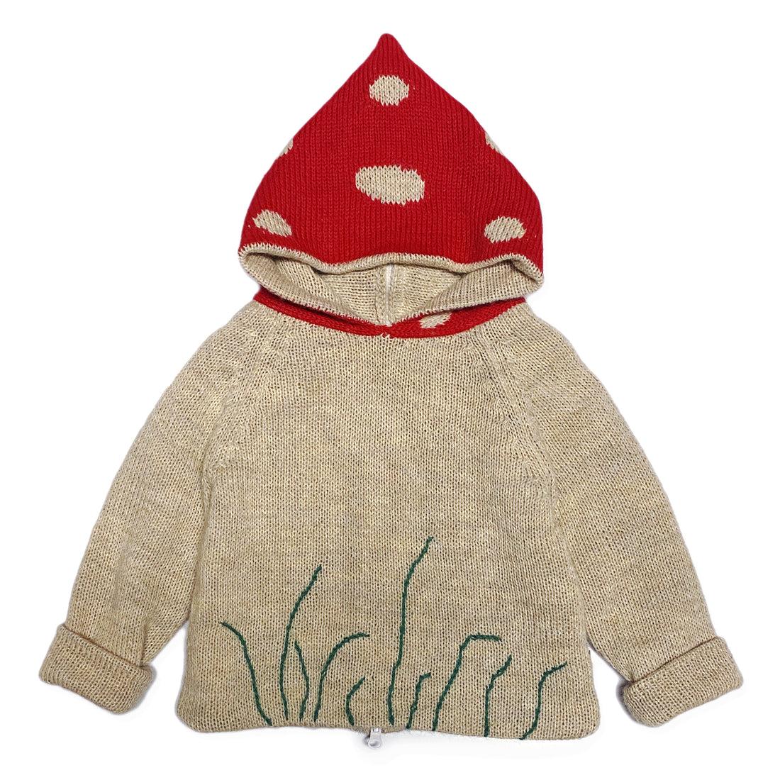 Oeuf Mushroom Hoodie-Beige/Mushroom
