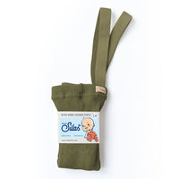 Silly Silas Olive Footed Cotton Tights