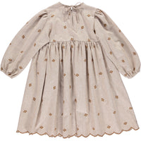 Bebe Organic Pin Check Olivia Dress