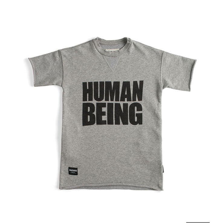 NUNUNU Heather Grey Only Human A Dress