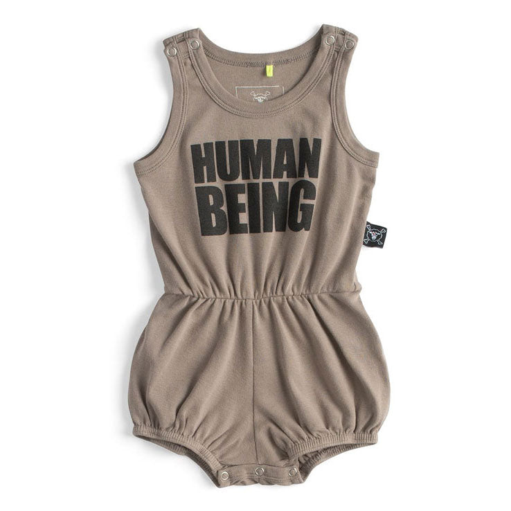 NUNUNU Stone Only Human Yoga Overalls
