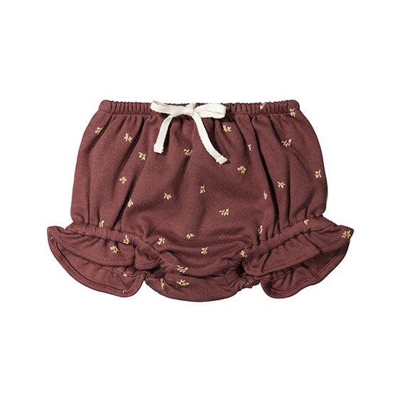 Jamie Kay Organic Cotton Jilly Bloomer - Lea Floral Deep Brown
