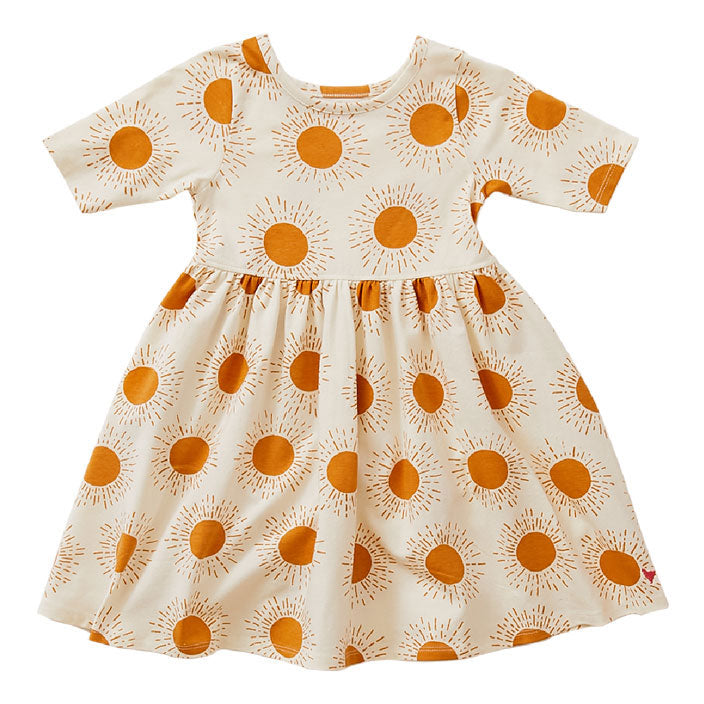 Pink Chicken Inca Gold Suns Organic Steph Dress