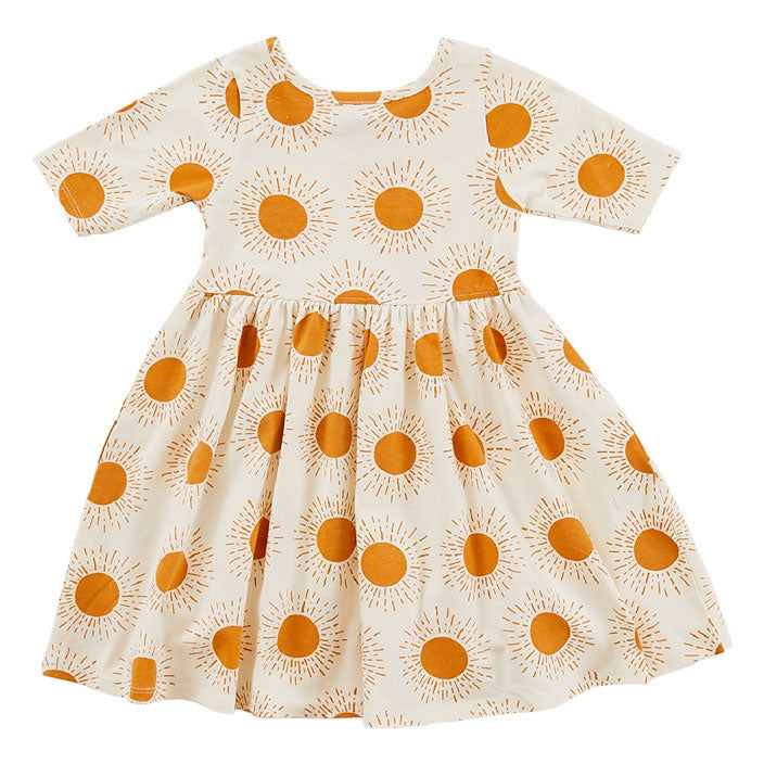 Pink Chicken Inca Gold Suns Organic Steph Dress