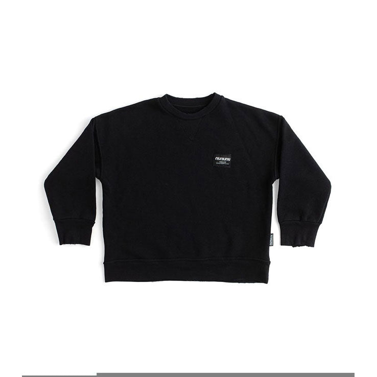 NUNUNU Black Original Sweatshirt