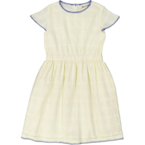 Hello Simone Off White Crepe Orphee Dress