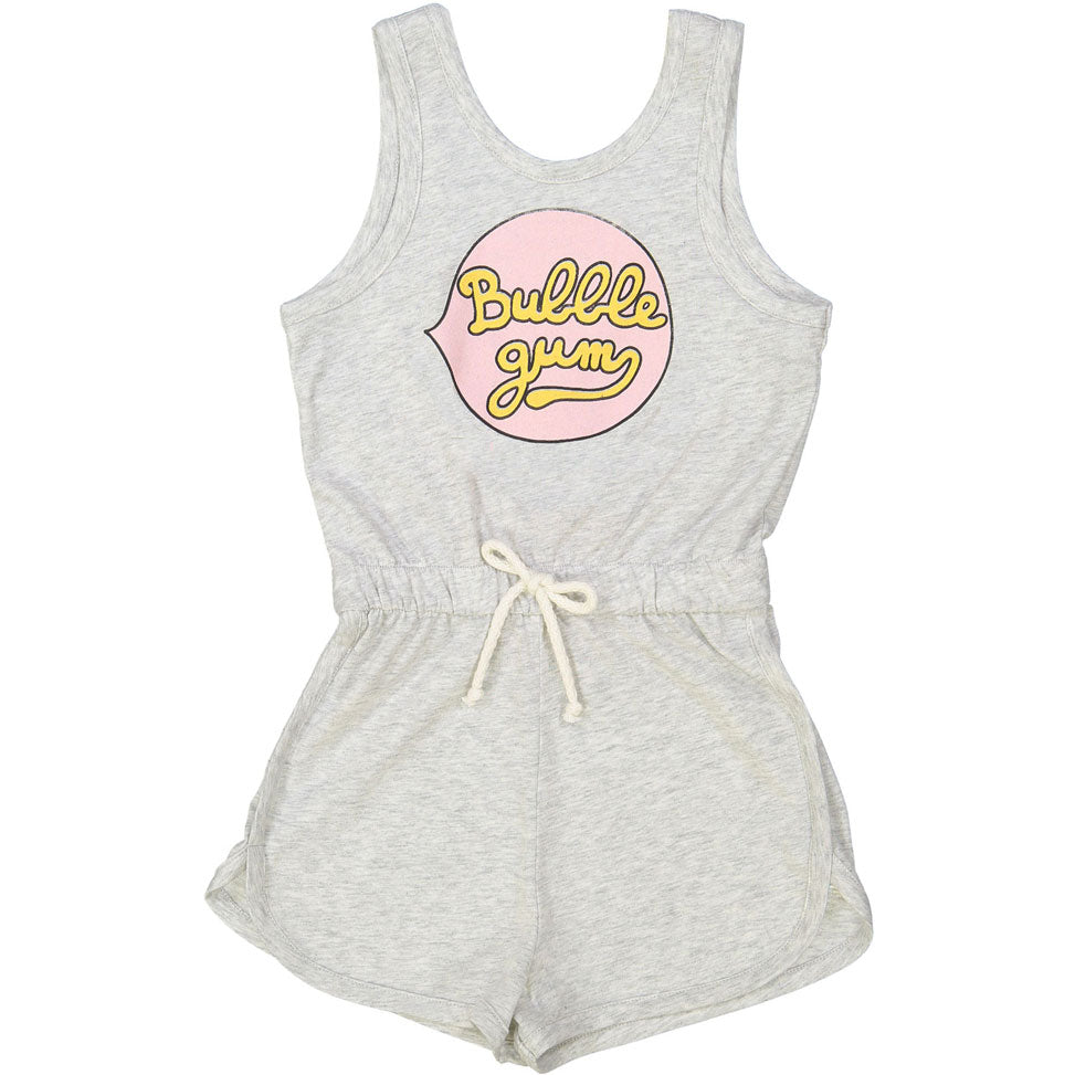 Louis Louise Grey Bubble Gum Romper