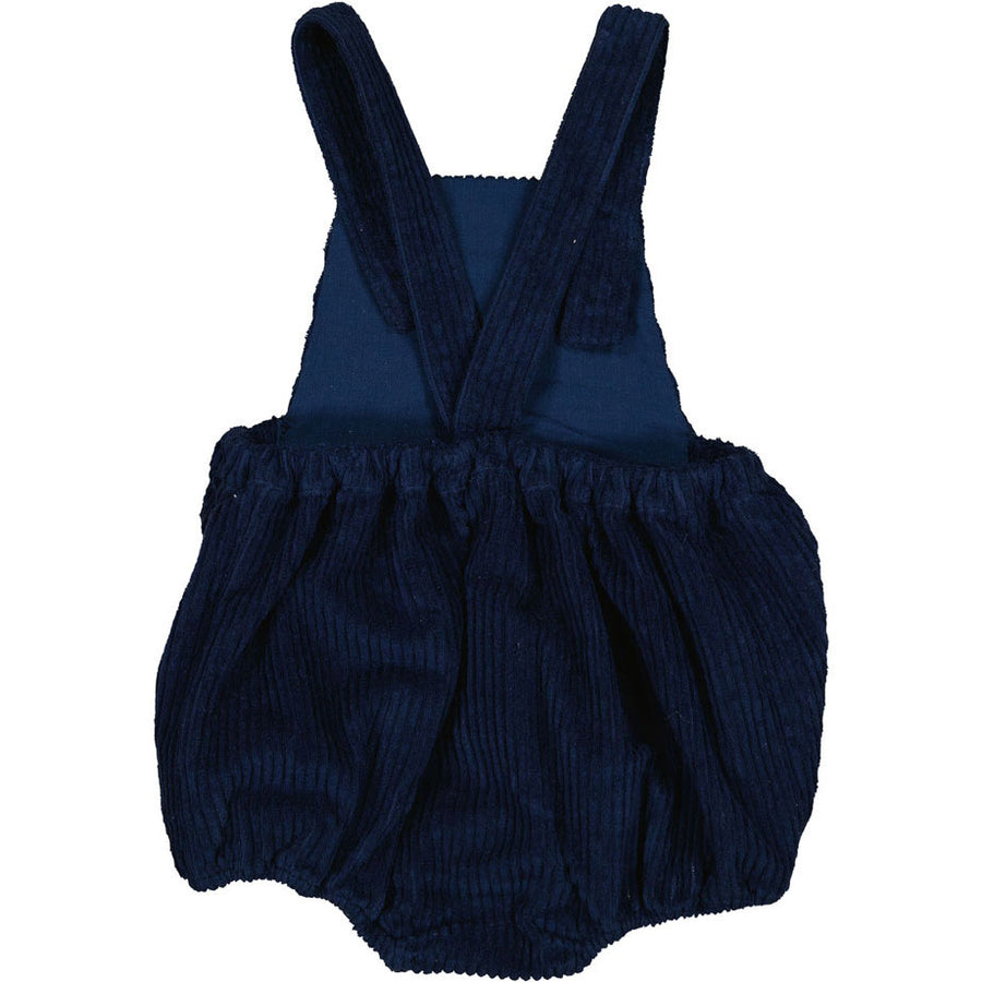 Louis Louise Navy Big Corduroy Camion Romper
