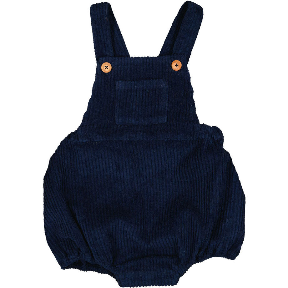 Louis Louise Navy Big Corduroy Camion Romper