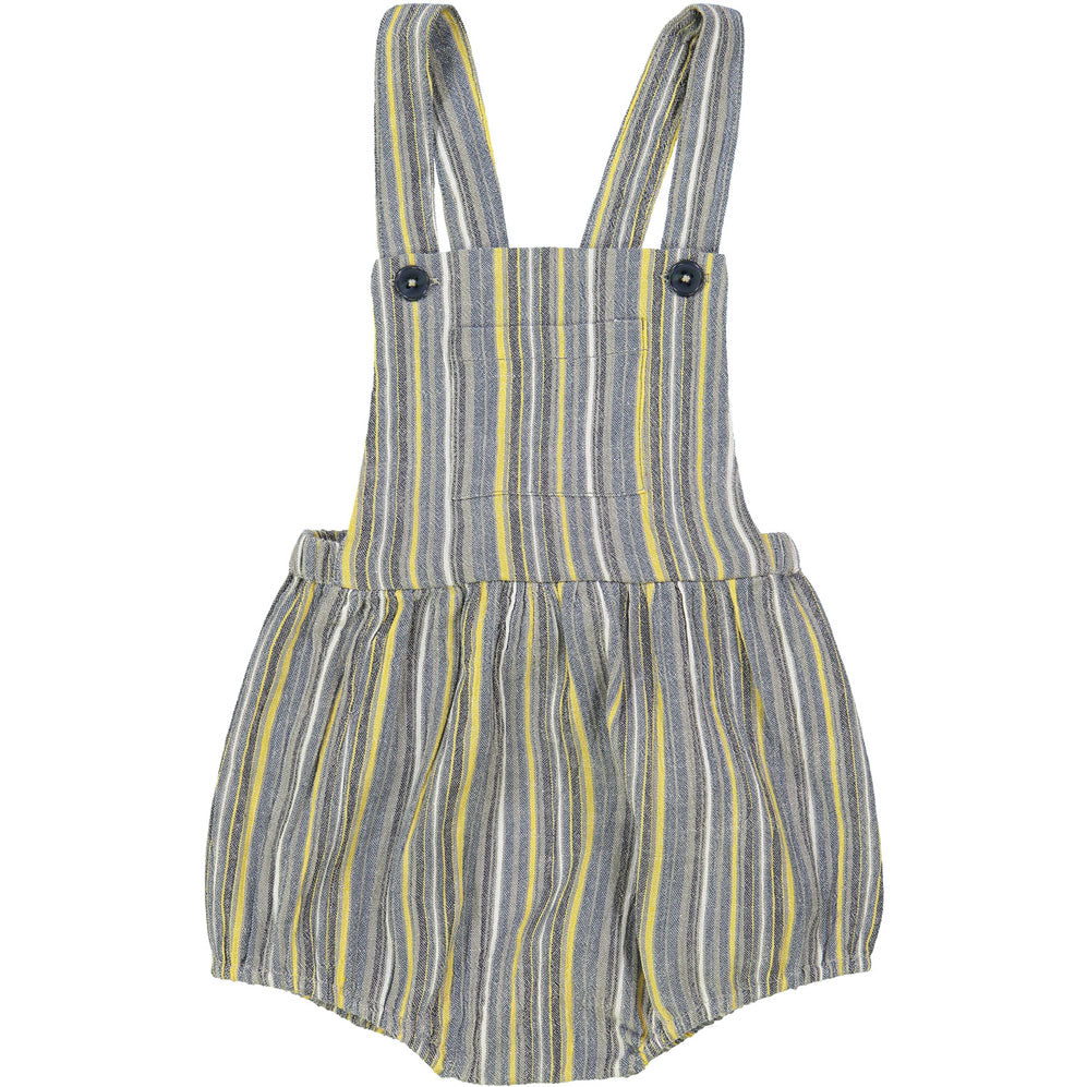 Louis Louise Khaki Stripes Camion Romper