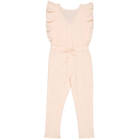 Louis Louise Light Pink Cotton Crepe Iris Overall