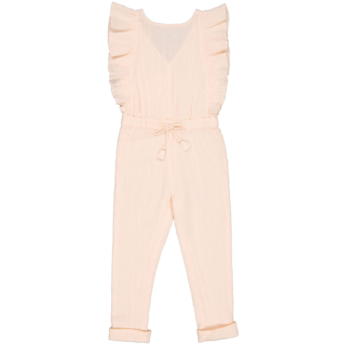 Louis Louise Light Pink Cotton Crepe Iris Overall