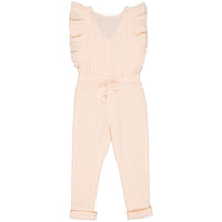 Louis Louise Light Pink Cotton Crepe Iris Overall