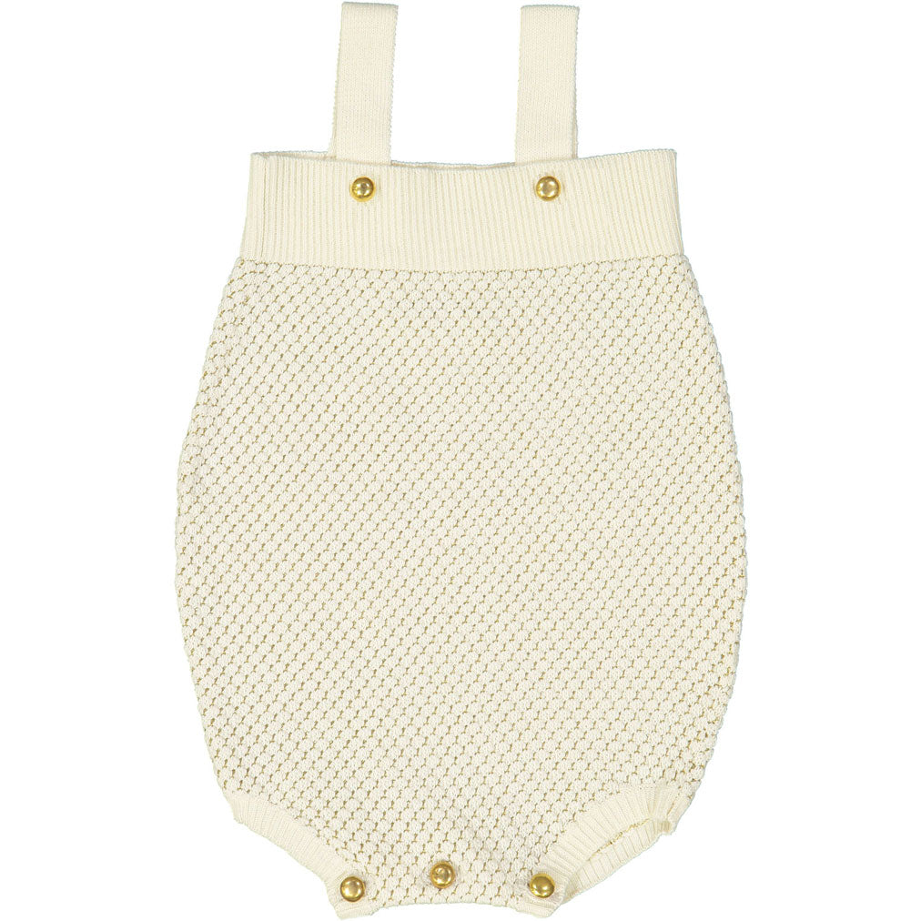 Louis Louise Cream Knit Poire Onesie