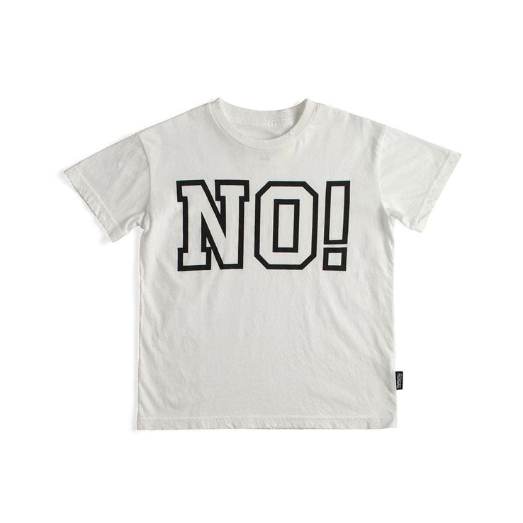 NUNUNU White Oversized No T-shirt