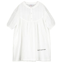 Beau Loves White Sunshine Oversized Smock Dress