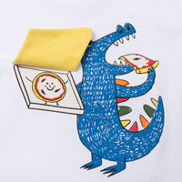 Paul Smith White Pizza Dino Baby Tee