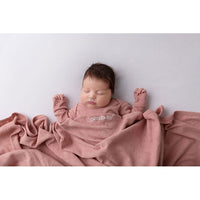 Lovedbaby Mauve Organic Cotton Pointelle Blanket
