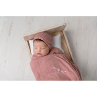 Lovedbaby Mauve Organic Cotton Pointelle Blanket
