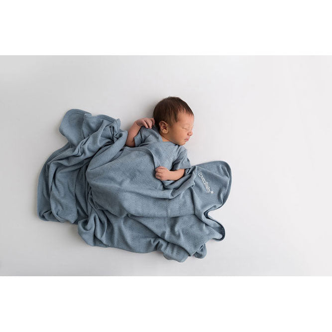 Lovedbaby Pool Organic Cotton Pointelle Blanket
