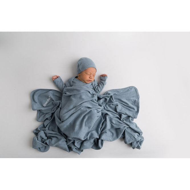 Lovedbaby Pool Organic Cotton Pointelle Blanket