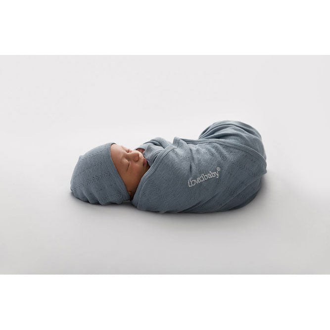 Lovedbaby Pool Organic Cotton Pointelle Blanket