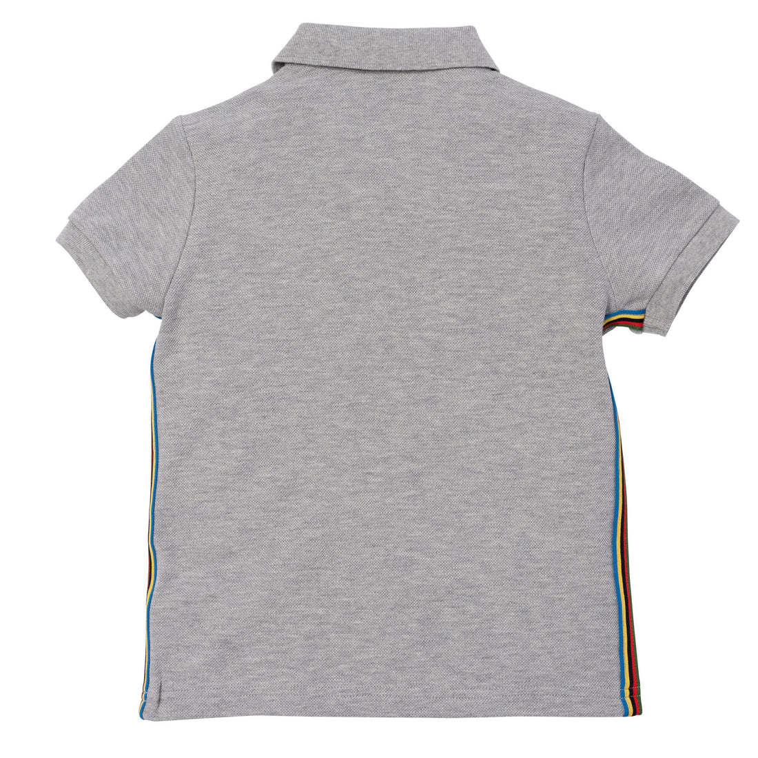 Paul Smith Grey Striped Yokes Polo