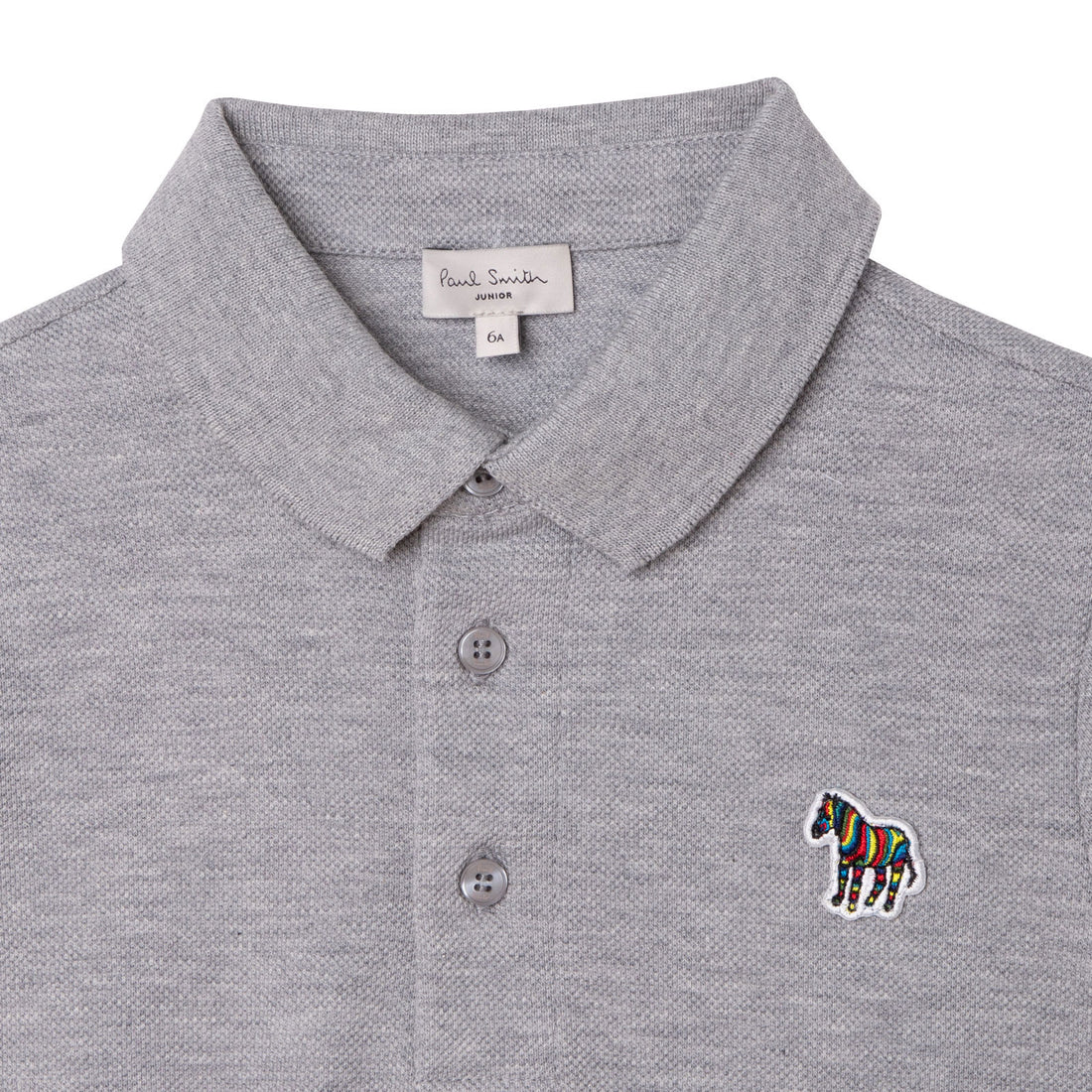 Paul Smith Grey Striped Yokes Polo