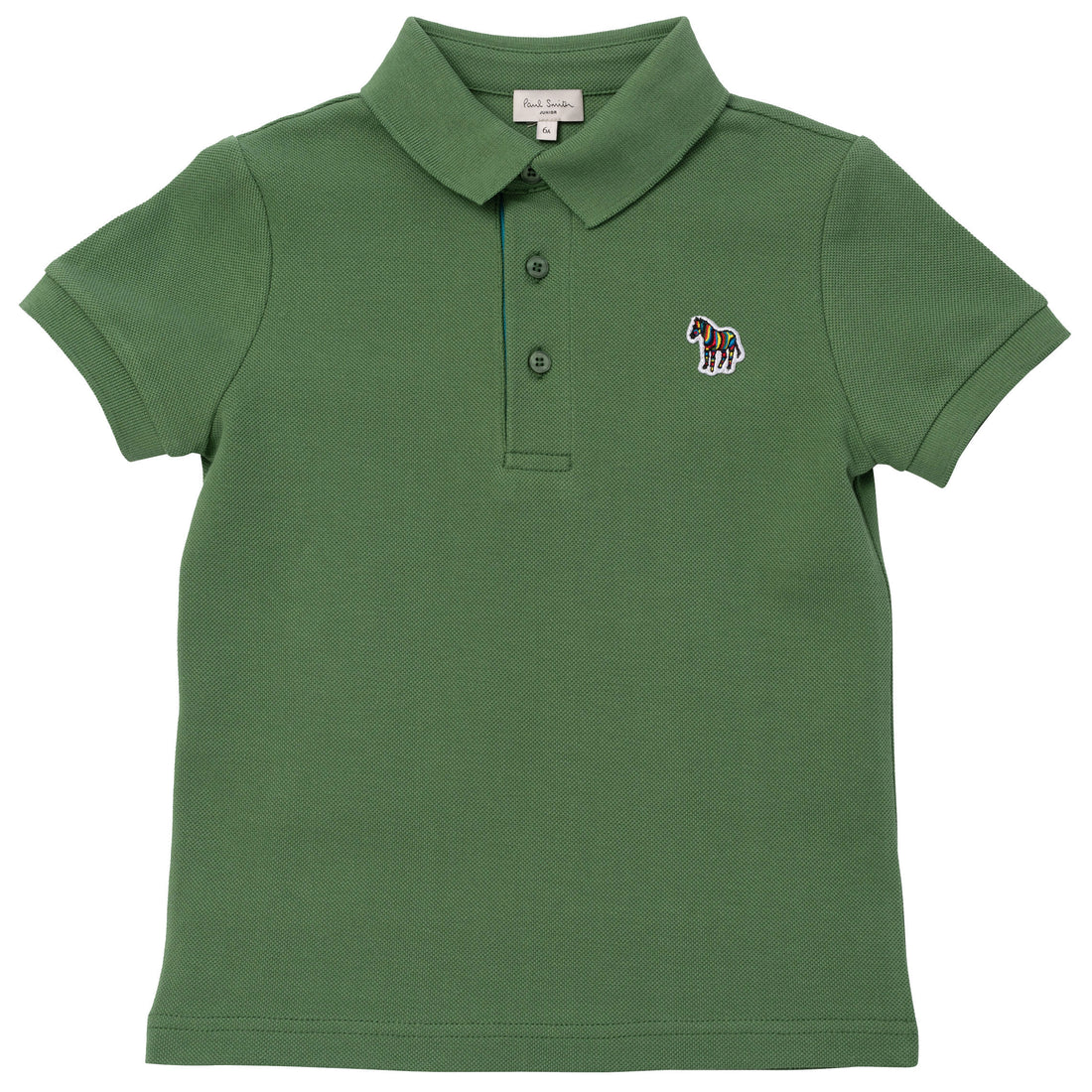 Paul Smith Khaki Zebra Logo Polo