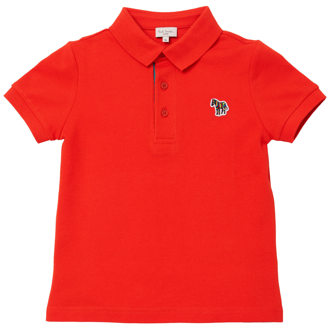 Paul Smith Bright Red Zebra Logo Polo