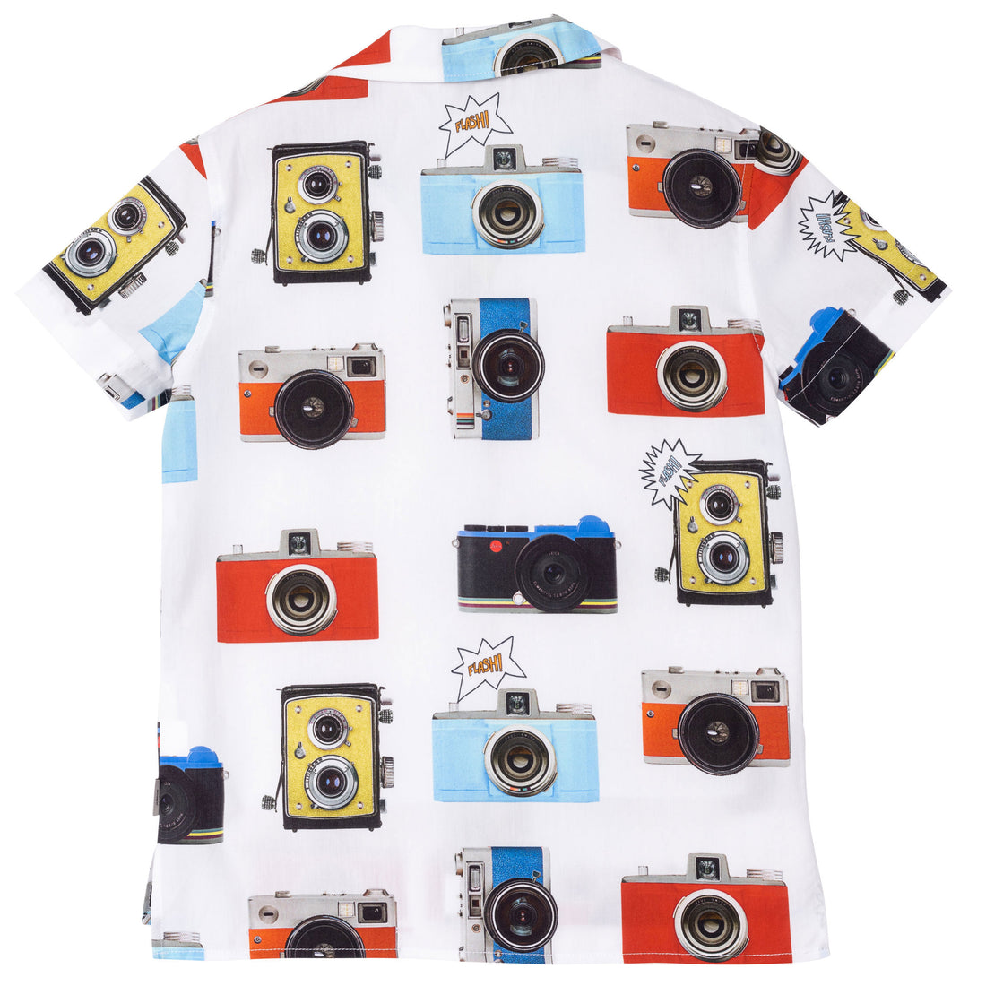 Paul Smith White Camera Allover Shirt