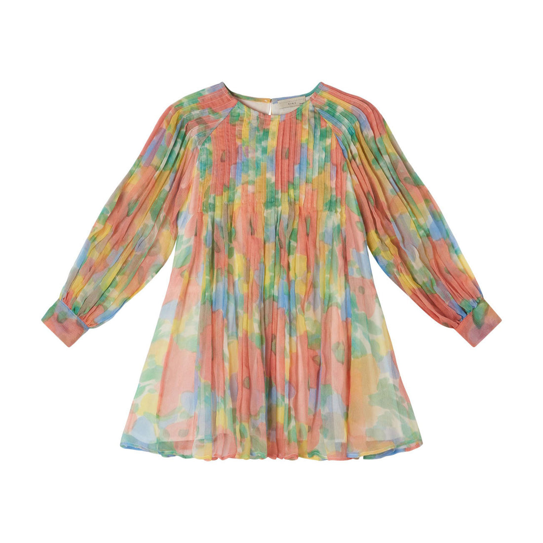 Stella McCartney Painty Flowers Georgette Dress