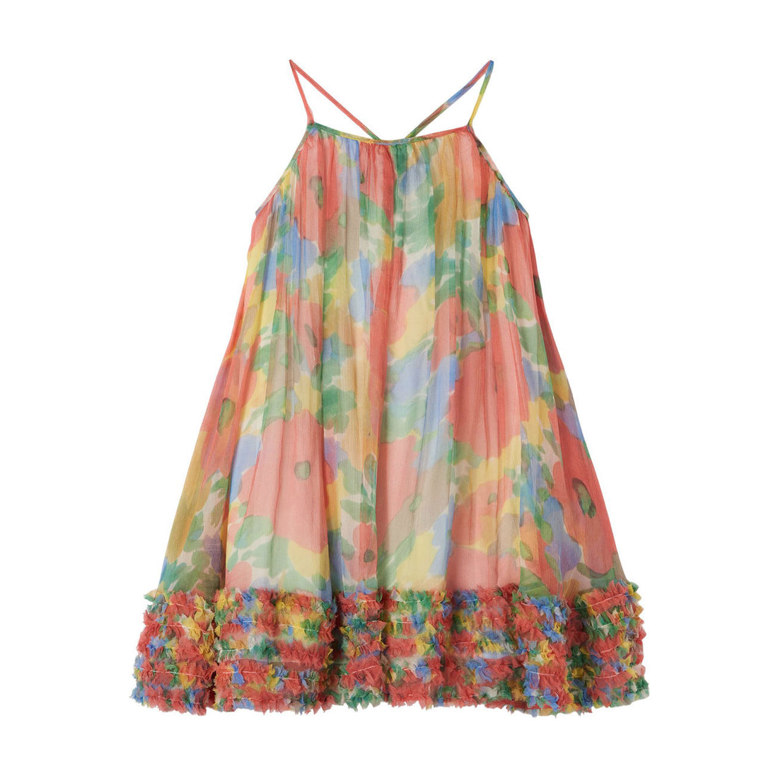 Stella McCartney Painty Flowers Georgette Jumper
