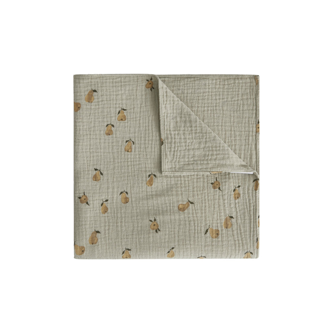 Garbo and Friends Muslin Swaddle Blanket - Pear Green