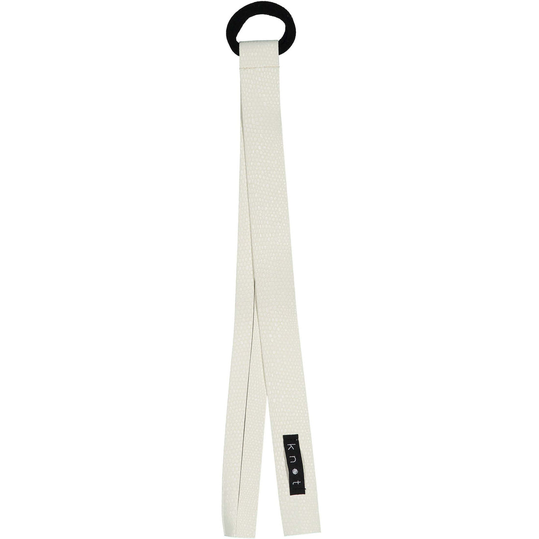 Knot Hairbands Pebble Hairtie // White