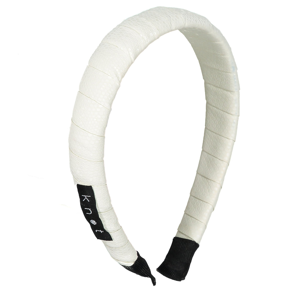 Knot Hairbands Pebble Headband // White