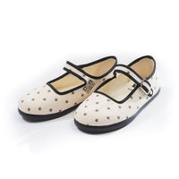 Bonton Beige Star Mary Janes
