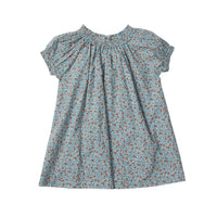 Bonheur du Jour Blue Flowers Pensee Dress