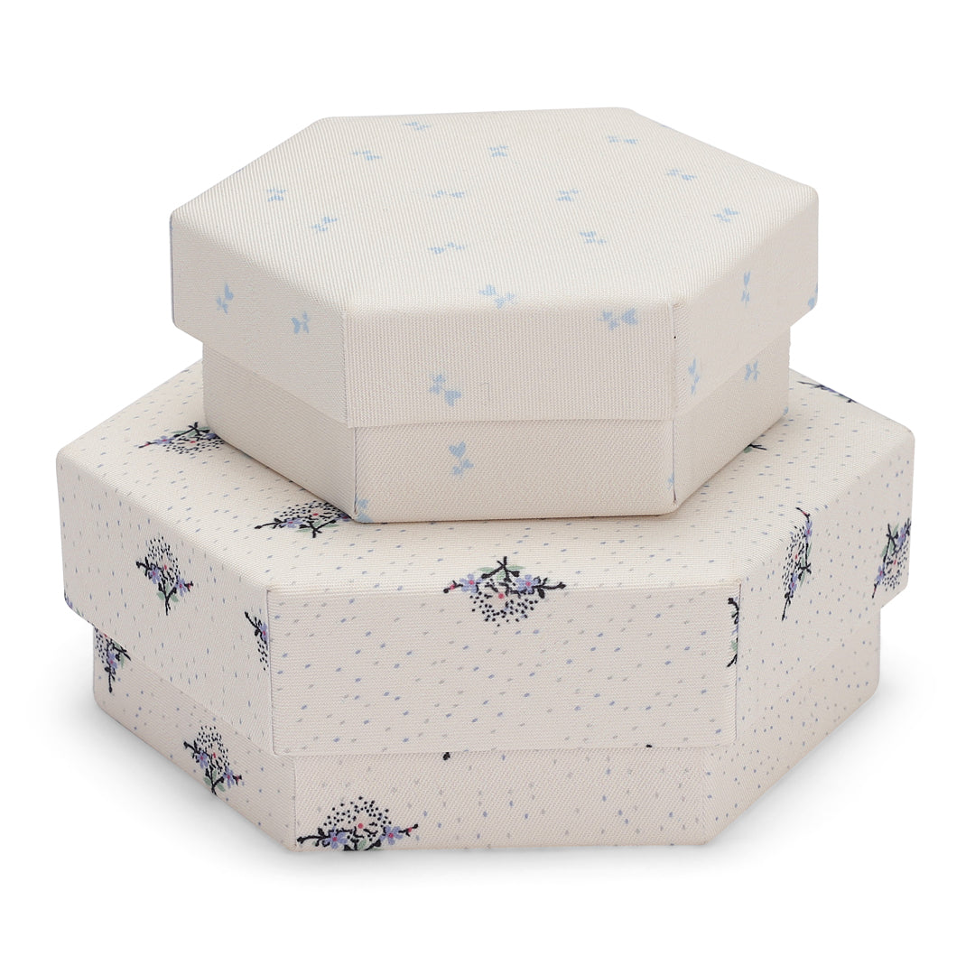 Konges Slojd Flower Bouquet /Petit Bisou Blue Padded Box Set