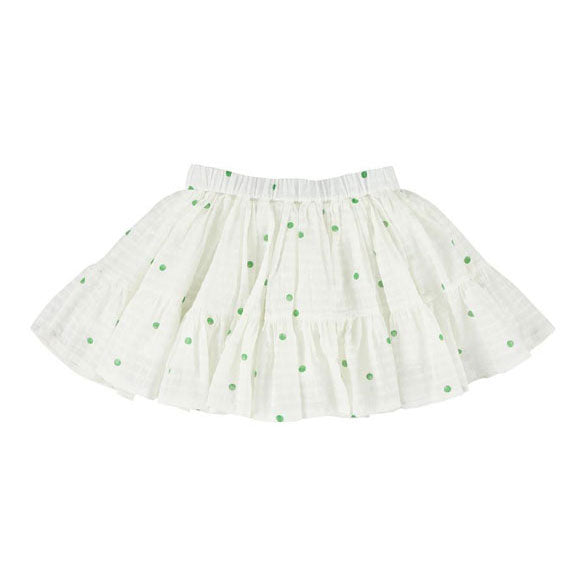 Morley Green Dot Peyton Ruffle Skirt