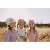 Petite Hailey Pink Multi Smile Sweatshirt