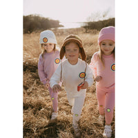 Petite Hailey Pink Multi Smile Leggings