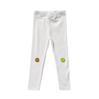 Petite Hailey White Multi Smile Leggings