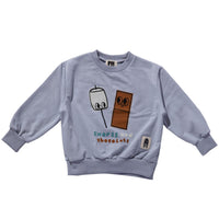 Petite Hailey Sky Choco Print Sweatshirts