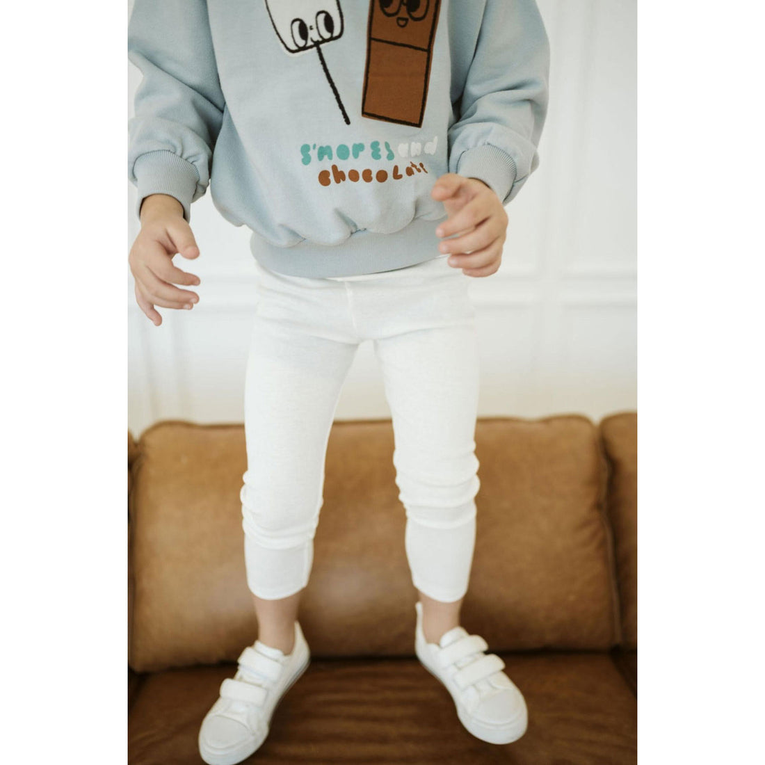 Petite Hailey Sky Choco Print Sweatshirts