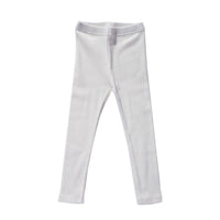 Petite Hailey Ivory Basic Leggings