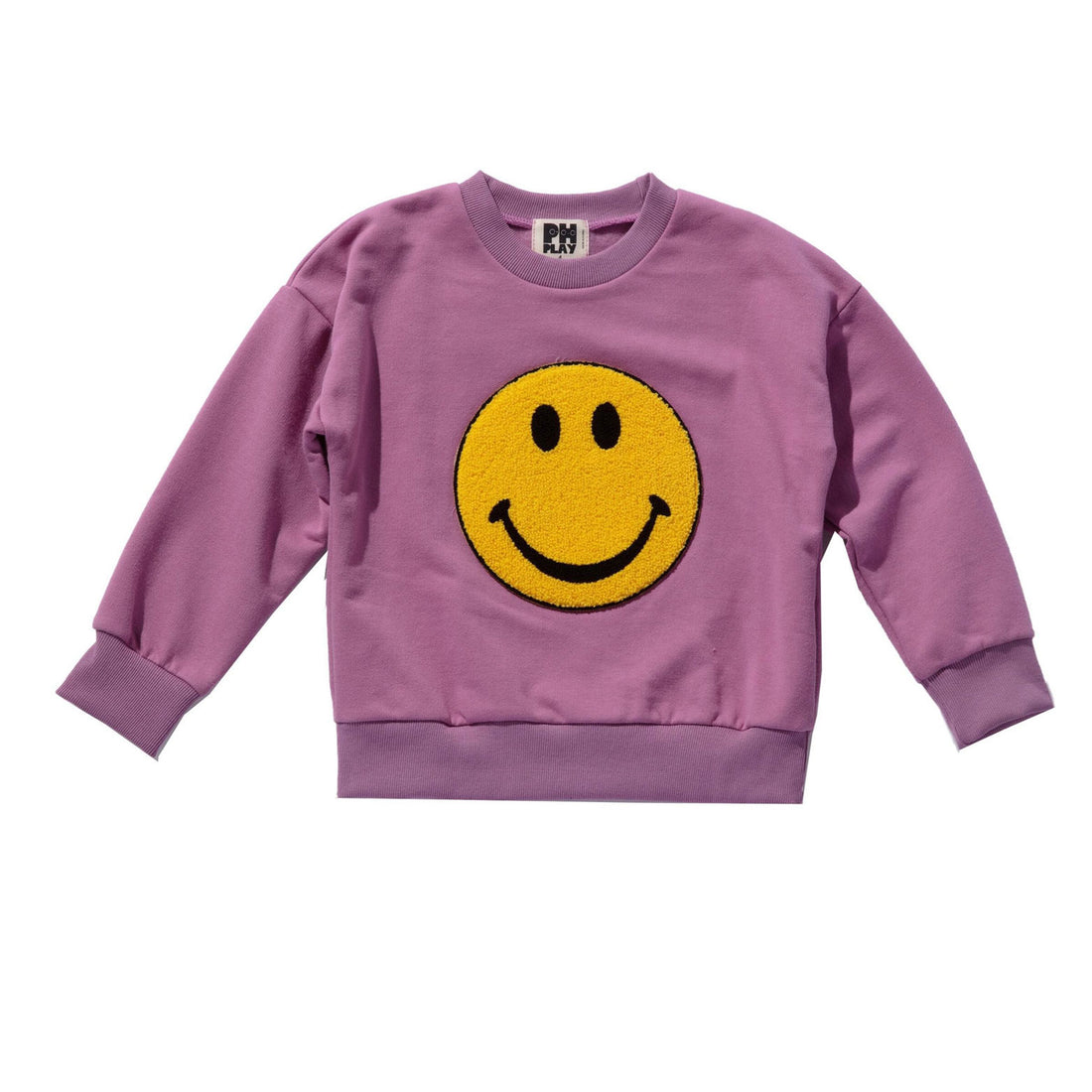 Petite Hailey Dark Pink Smile Sweatshirts