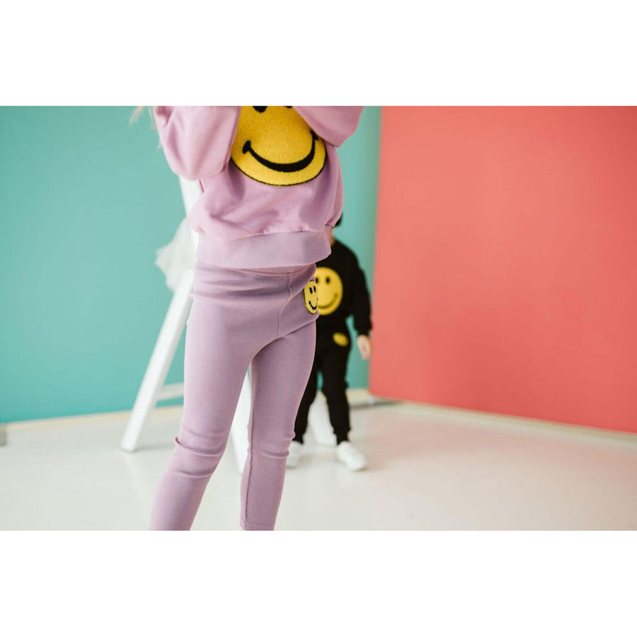 Petite Hailey Dark Pink Smile Sweatshirts