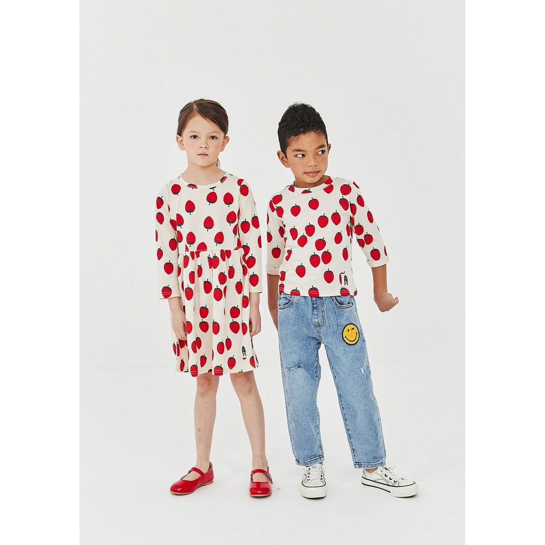 Petite Hailey Ivy Strawberries Play Dress